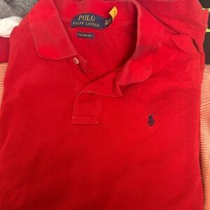Polo by Ralph Lauren Men's Red Polo Shirt